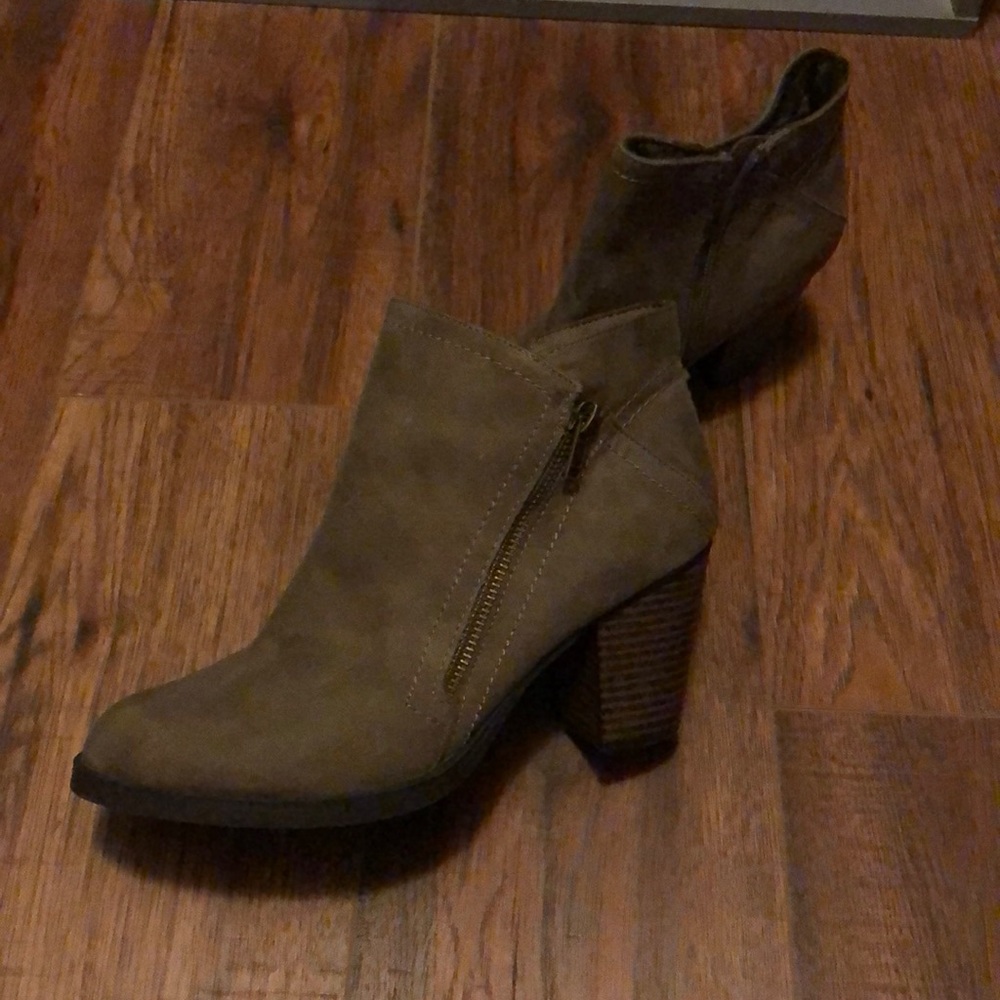 Brown booties